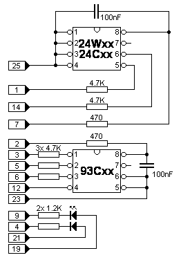Programador de memorias EEPROM para puerto paralelo